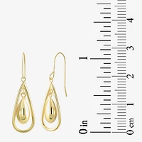 Womens 14K Gold Drop Earrings