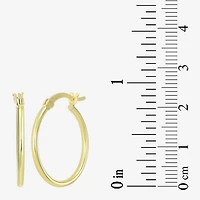 Womens 24K Gold Over Silver Round 3 Pair Earring Set