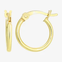 Womens 24K Gold Over Silver Round 3 Pair Earring Set