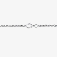 Sacered Heart Of Jesus Mens Sterling Silver 24 Inch Pendant Necklace