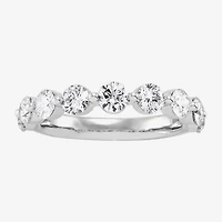 Limited Quantities! (H-I / Si1-Si2) 9-Stone Womens 3MM 1 5/8 CT. T.W. Lab Grown White Diamond 14K Gold Anniversary Wedding Band