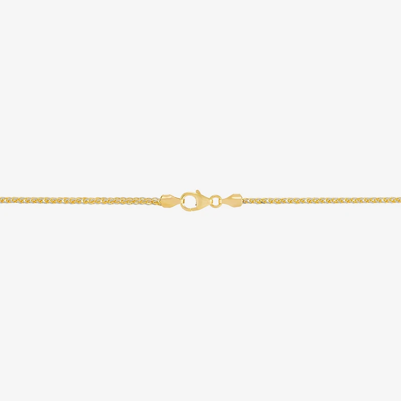 Mia Oro Womens 14K Gold 18 Inch Link Necklace