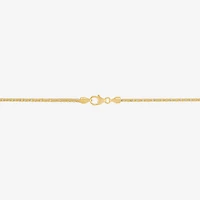 Mia Oro Womens 14K Gold 18 Inch Link Necklace