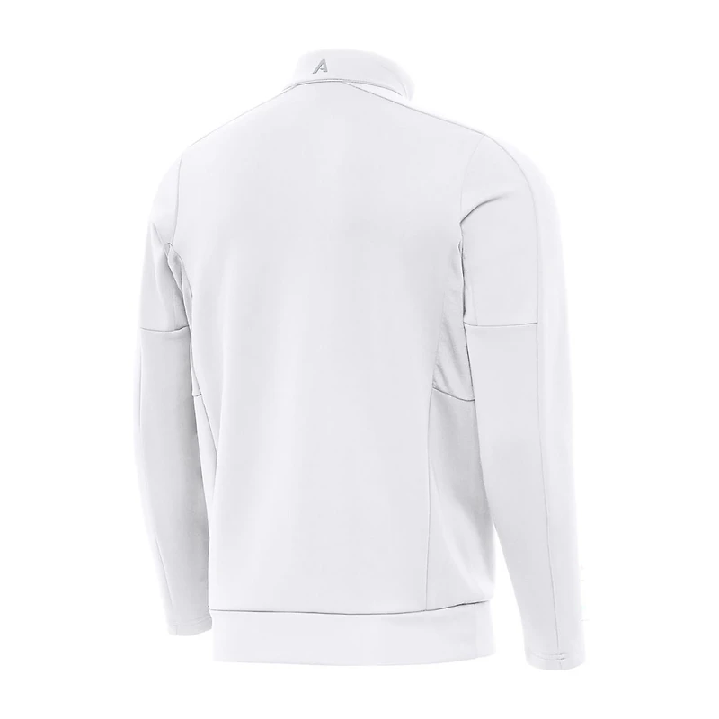 Antigua Generation Mens Mock Neck Long Sleeve Active Quarter-Zip Pullover