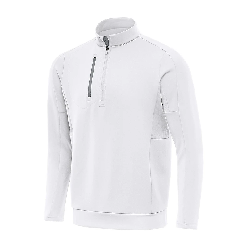 Antigua Generation Mens Mock Neck Long Sleeve Active Quarter-Zip Pullover