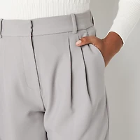 by&by Womens Juniors Wide Leg High Rise Trouser