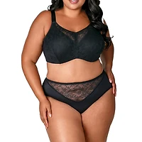 Elila Curvy Chic Lace Cami Underwire Bra- 2101
