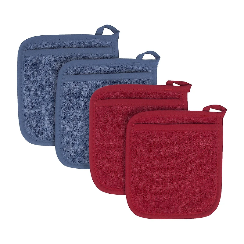 Ritz Terry Cloth 4-pc. Pocket Mitt Holder Set