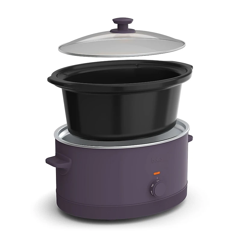 bella 6Qt Manual Slow Cooker, Fits-anywhere™ kitchenware