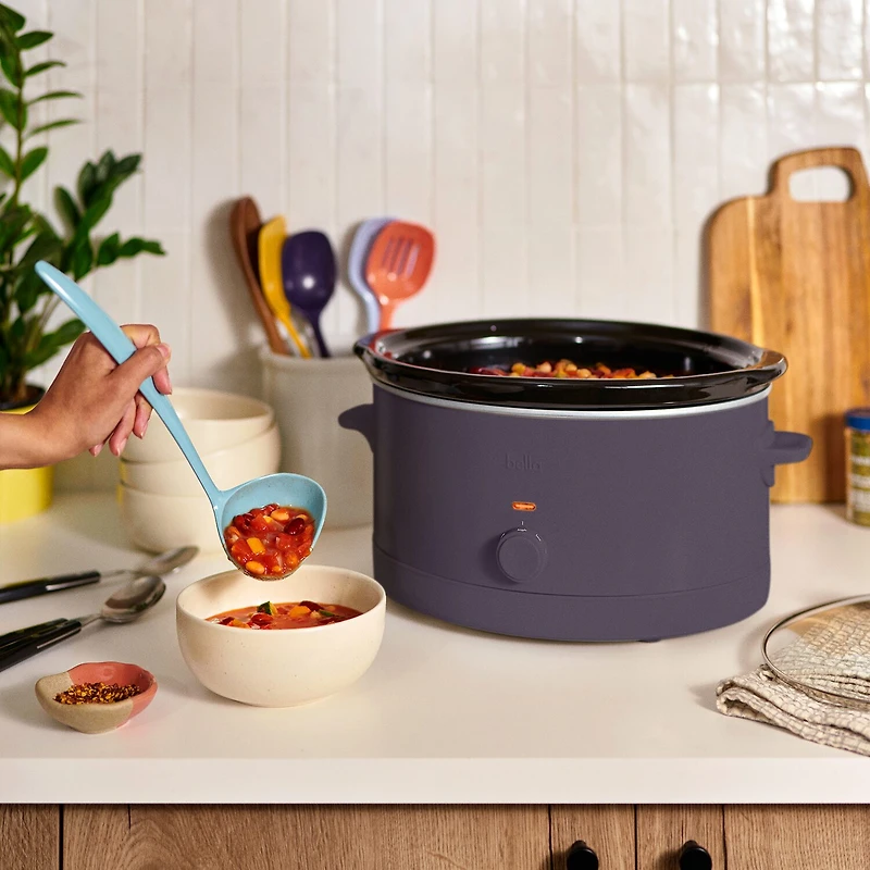 bella 6Qt Manual Slow Cooker, Fits-anywhere™ kitchenware