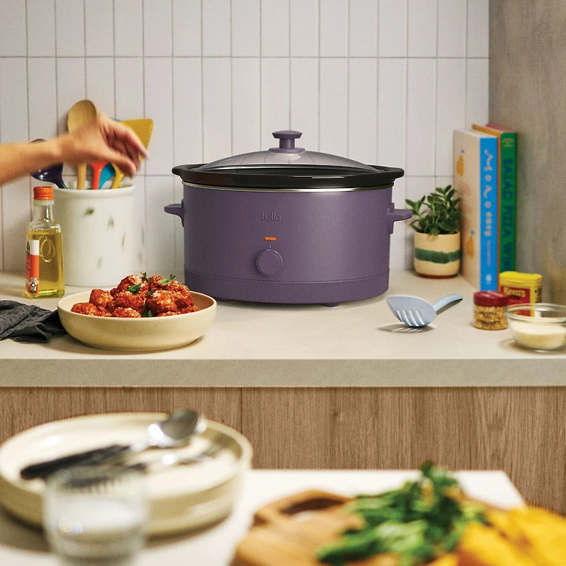 bella 6Qt Manual Slow Cooker, Fits-anywhere™ kitchenware