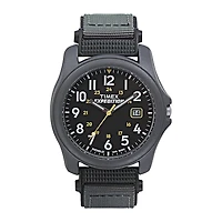 Timex® Expedition® Camper Mens Gray Nylon Strap Watch T425719J
