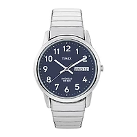 Timex® Easy Reader Mens Stainless Steel Expansion Strap Watch T200319J