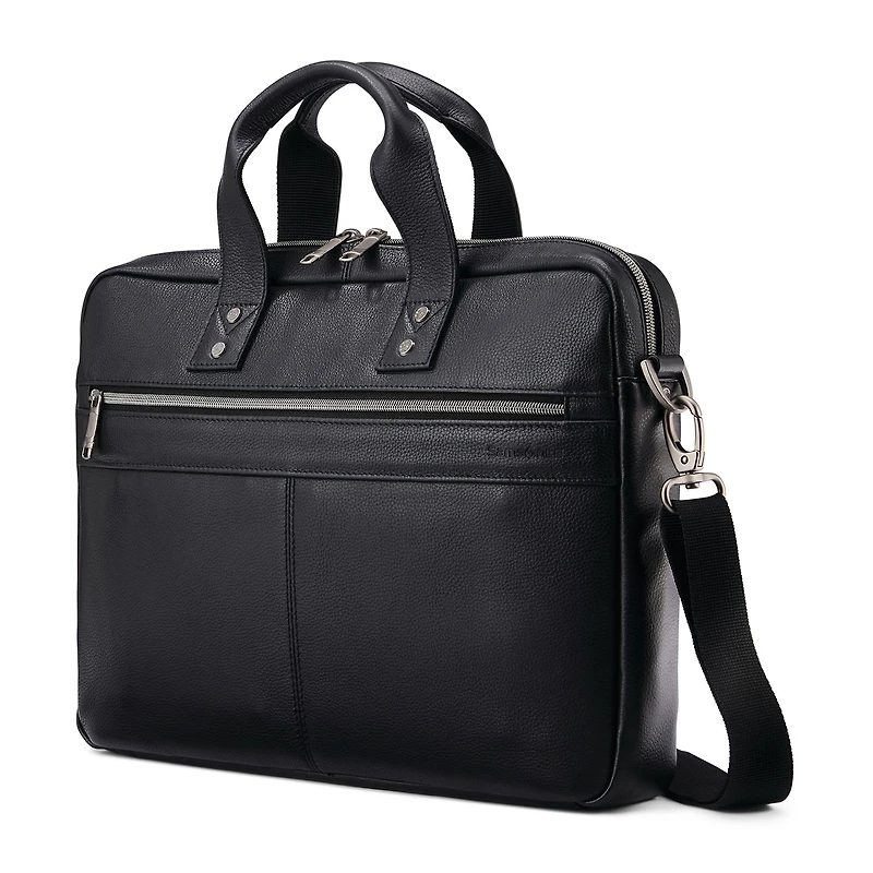 Samsonite Slim Classic Leather Business Briefcase