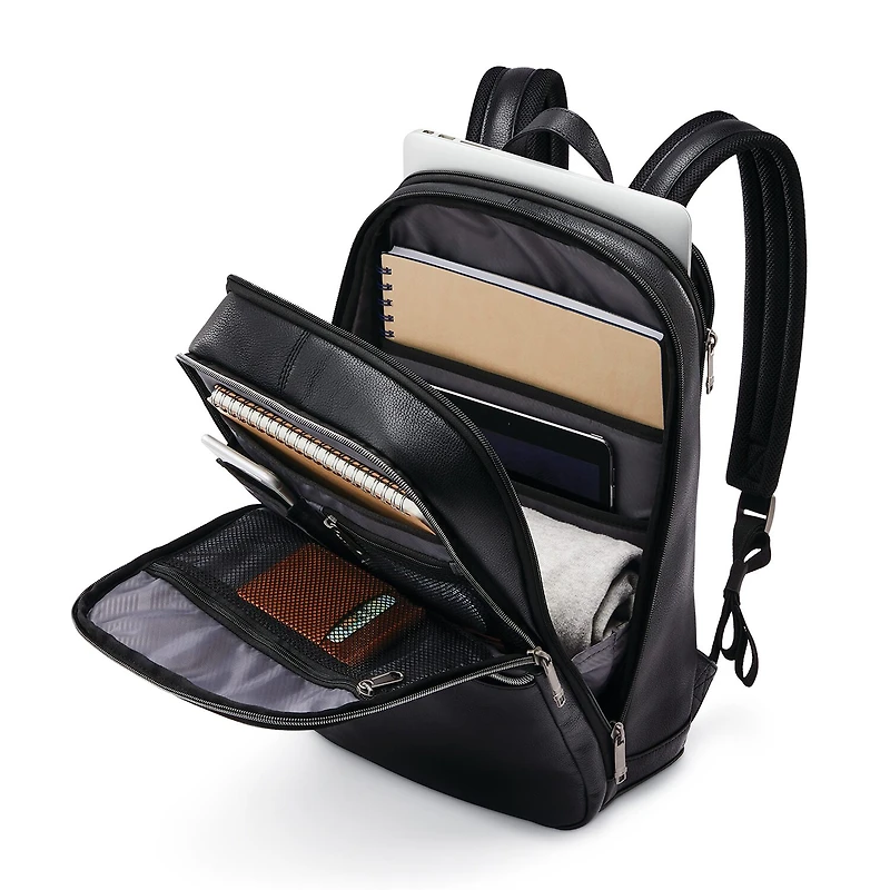 Samsonite Classic Business Leather Slim Backpack