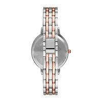 Geneva Womens Crystal Accent Two Tone Bracelet Watch Fmdjm236