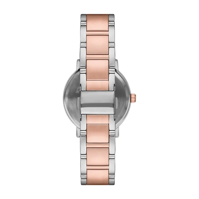 Geneva Womens Crystal Accent Two Tone Bracelet Watch Fmdjm242