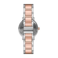 Geneva Womens Crystal Accent Two Tone Bracelet Watch Fmdjm242