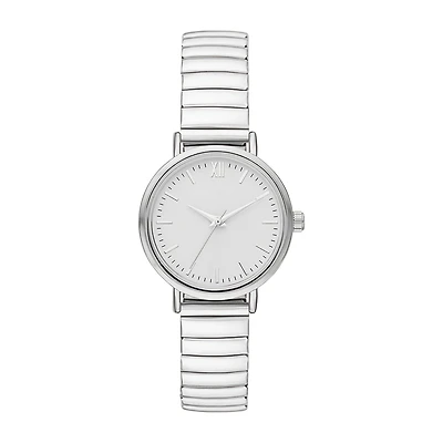 Womens Silver Tone Stainless Steel Expansion Watch Fmdjo222