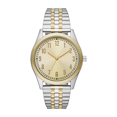 Mens Two Tone Stainless Steel Expansion Watch Fmdjo234