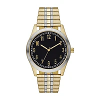 Mens Two Tone Stainless Steel Expansion Watch Fmdjo235