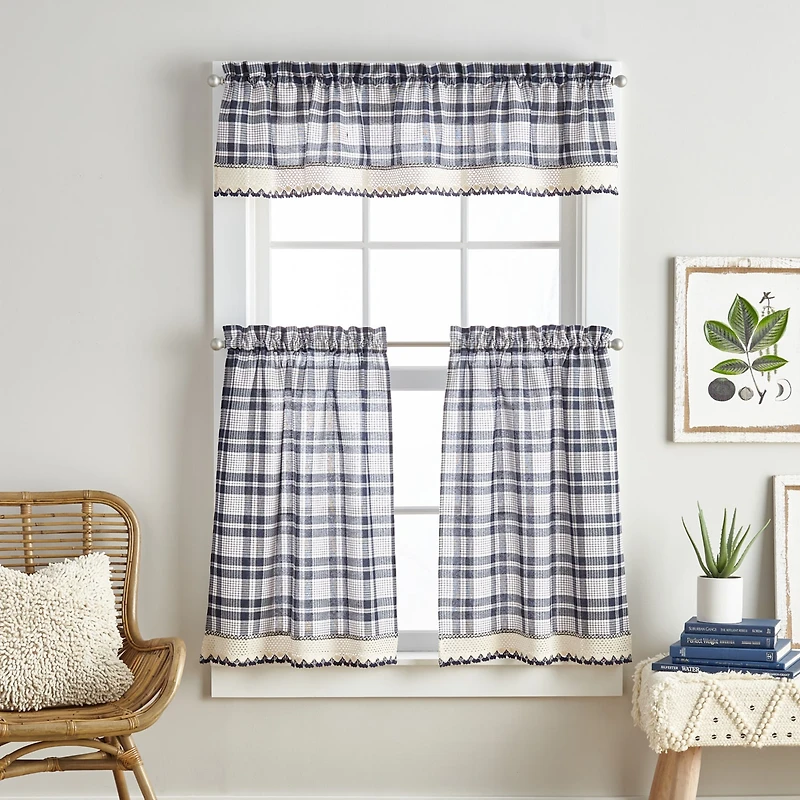 CHF Seaton 2-pc. Rod Pocket Window Tier