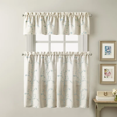 CHF Lynette 2-pc. Rod Pocket Window Tier
