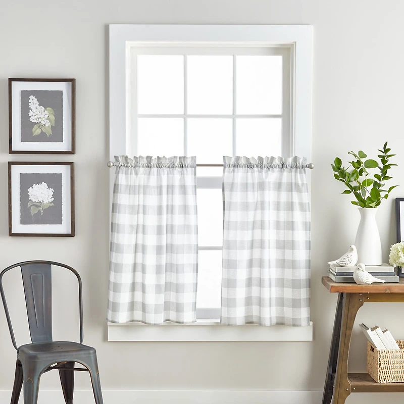CHF Buffalo Check 3-pc. Rod Pocket Window Tier
