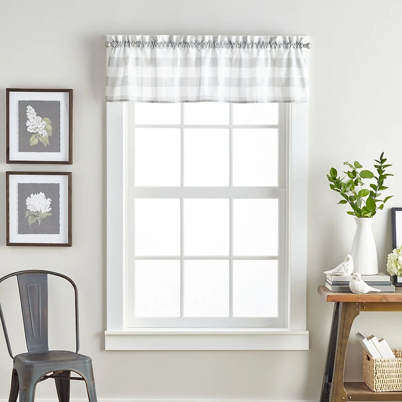 CHF Buffalo Check 3-pc. Rod Pocket Window Tier