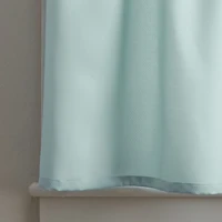 CHF Solid Twill 3-pc. Rod Pocket Window Tier