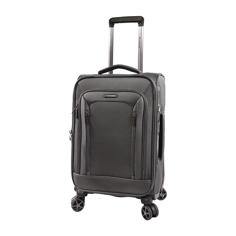 Brookstone Elswood 21 Inch Softside Lightweight Carry-On Spinner Luggage