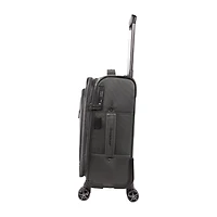 Brookstone Elswood 21 Inch Softside Lightweight Carry-On Spinner Luggage