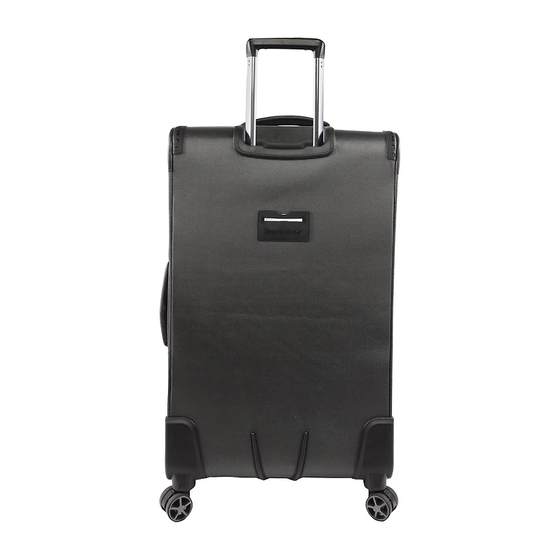 Brookstone Elswood 29 Inch Softside LIGHTWEIGHT Checked Spinner Luggage