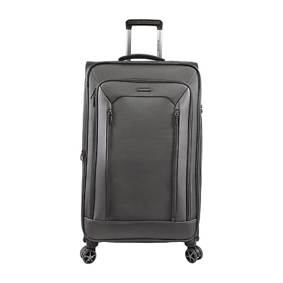 Brookstone Elswood 29 Inch Softside LIGHTWEIGHT Checked Spinner Luggage