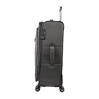 Brookstone Elswood 29 Inch Softside LIGHTWEIGHT Checked Spinner Luggage