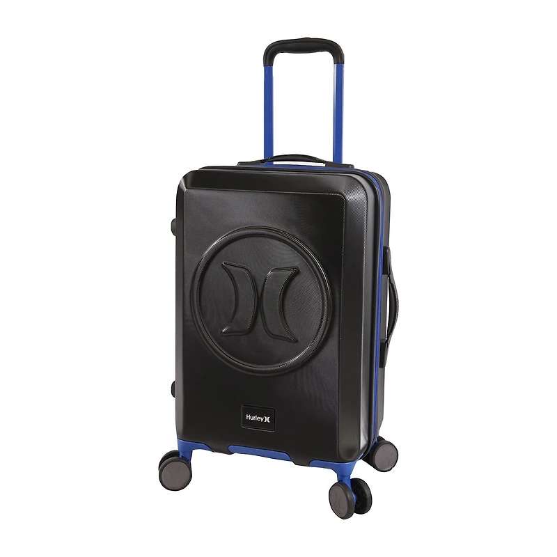 Hurley Wave 21 Inch Hardside Lightweight Carry-On Spinner Luggage