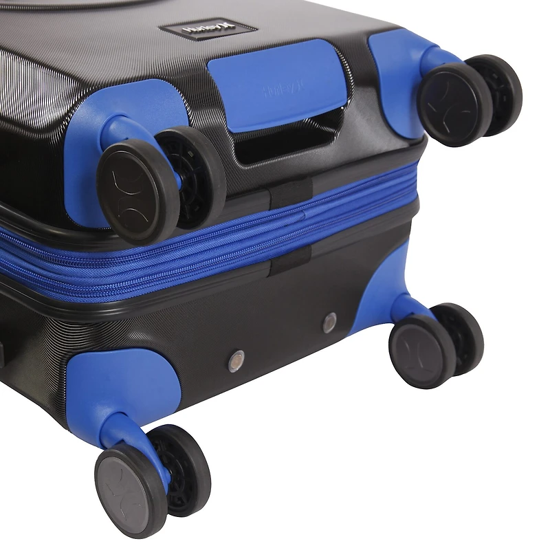 Hurley Wave 21 Inch Hardside Lightweight Carry-On Spinner Luggage