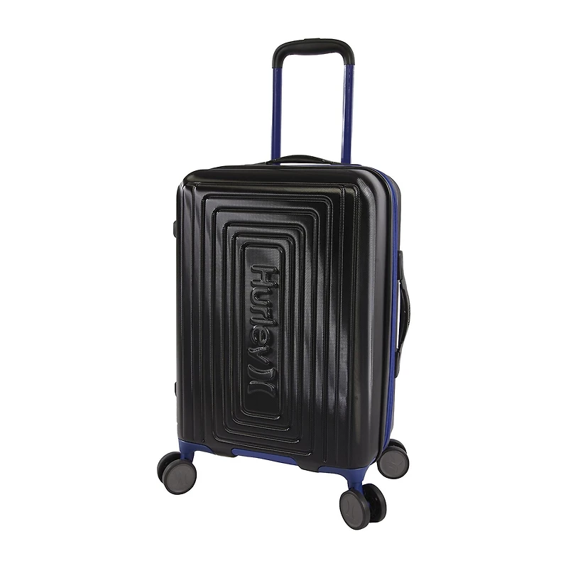Hurley Suki 21 Inch Hardside Lightweight Carry-On Spinner Luggage