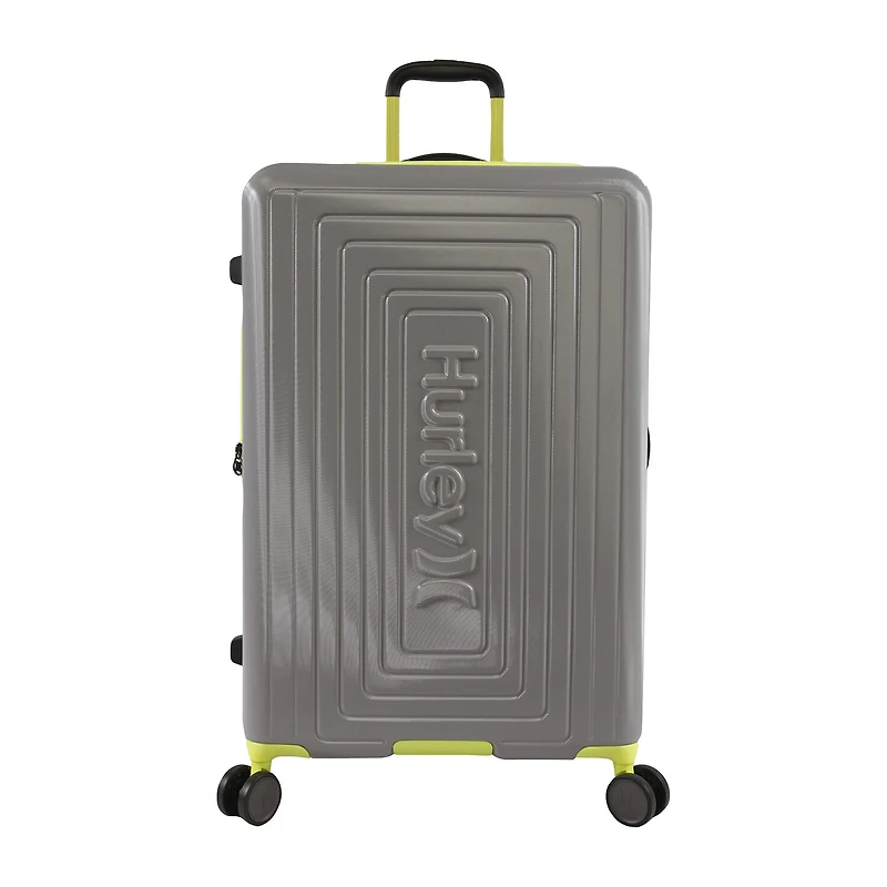 Hurley Suki 29 Inch Hardside Lightweight Checked Spinner Luggage