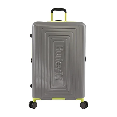 Hurley Suki 29 Inch Hardside Lightweight Checked Spinner Luggage