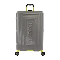 Hurley Suki 29 Inch Hardside Lightweight Checked Spinner Luggage