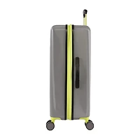 Hurley Suki 29 Inch Hardside Lightweight Checked Spinner Luggage