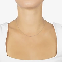 Silver Treasures Made In Italy Womens Sterling Silver 16 Inch Bead Chain Necklace