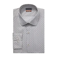 Van Heusen Big Stain Shield Mens Regular Fit Stretch Fabric Long Sleeve Dress Shirt