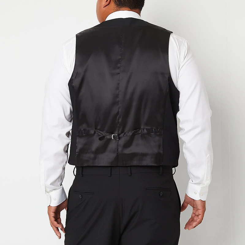 J. Ferrar Mens Stretch Fabric Slim Fit Suit Vest