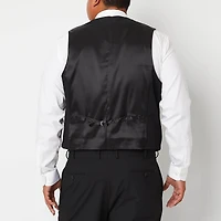 J. Ferrar Mens Stretch Fabric Slim Fit Suit Vest