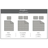 Eddie Bauer Preston Midweight Reversible Comforter Set