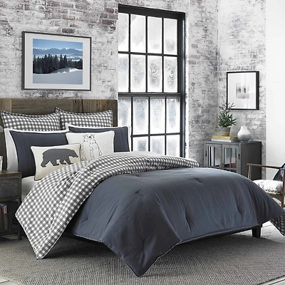 Eddie Bauer Kingston Midweight REVERSIBLE Comforter Set