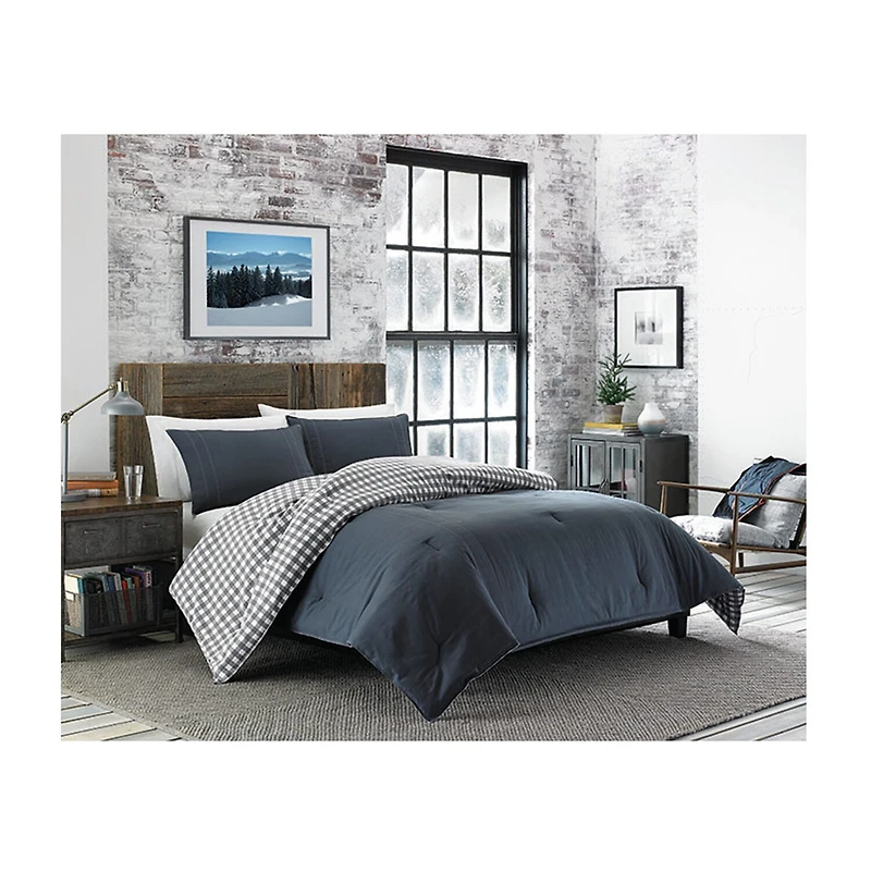 Eddie Bauer Kingston Midweight REVERSIBLE Comforter Set