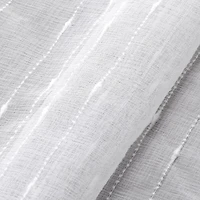 Laura Ashley Lehman Rod Pocket Sheer Set of 4 Curtain Panel